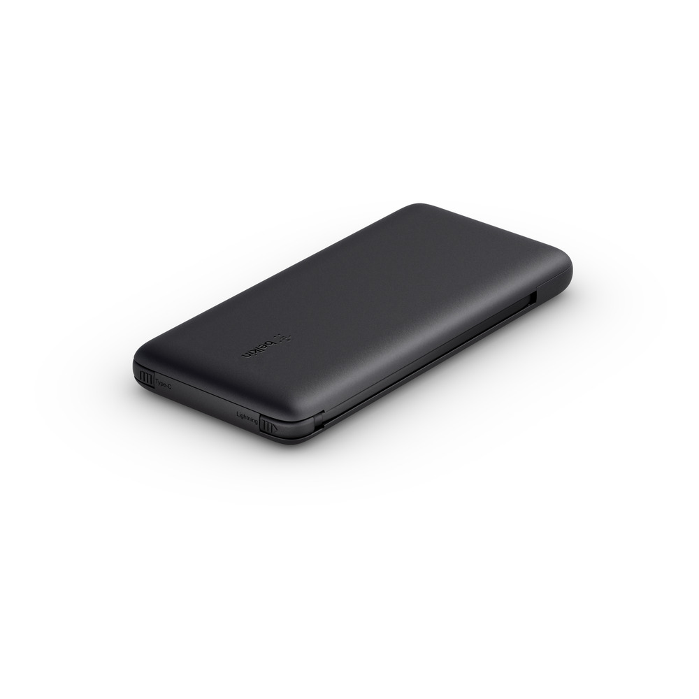Belkin BOOSTCHARGE PowerBank 10000mAh/18WPD USB-C/Lightning Cables Black