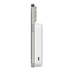 Belkin BOOSTCHARGE Magnetic QI2 PowerBank 8000mAh/15W PD USB-C White