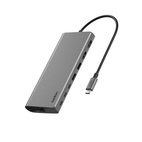 Belkin CONNECT USB-C 8-in-1 MultiPort Dual 4K HDMI Adapter Space Grey