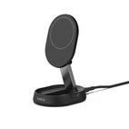 Belkin BOOSTCHARGE Pro 2-in-1 Magnetic Wireless QI2 15W Charging Stand Black