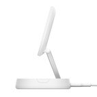 Belkin BOOSTCHARGE Pro 2-in-1 Magnetic Wireless QI2 15W Charging Stand White