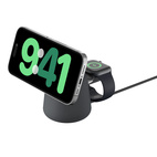 Belkin BOOSTCHARGE Pro 2-in-1 Magnetic Wireless 15W Charging Station Charcoal