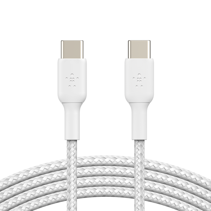 Belkin BOOSTCHARGE USB-C to USB-C 240W Cable 2.0m Braided White