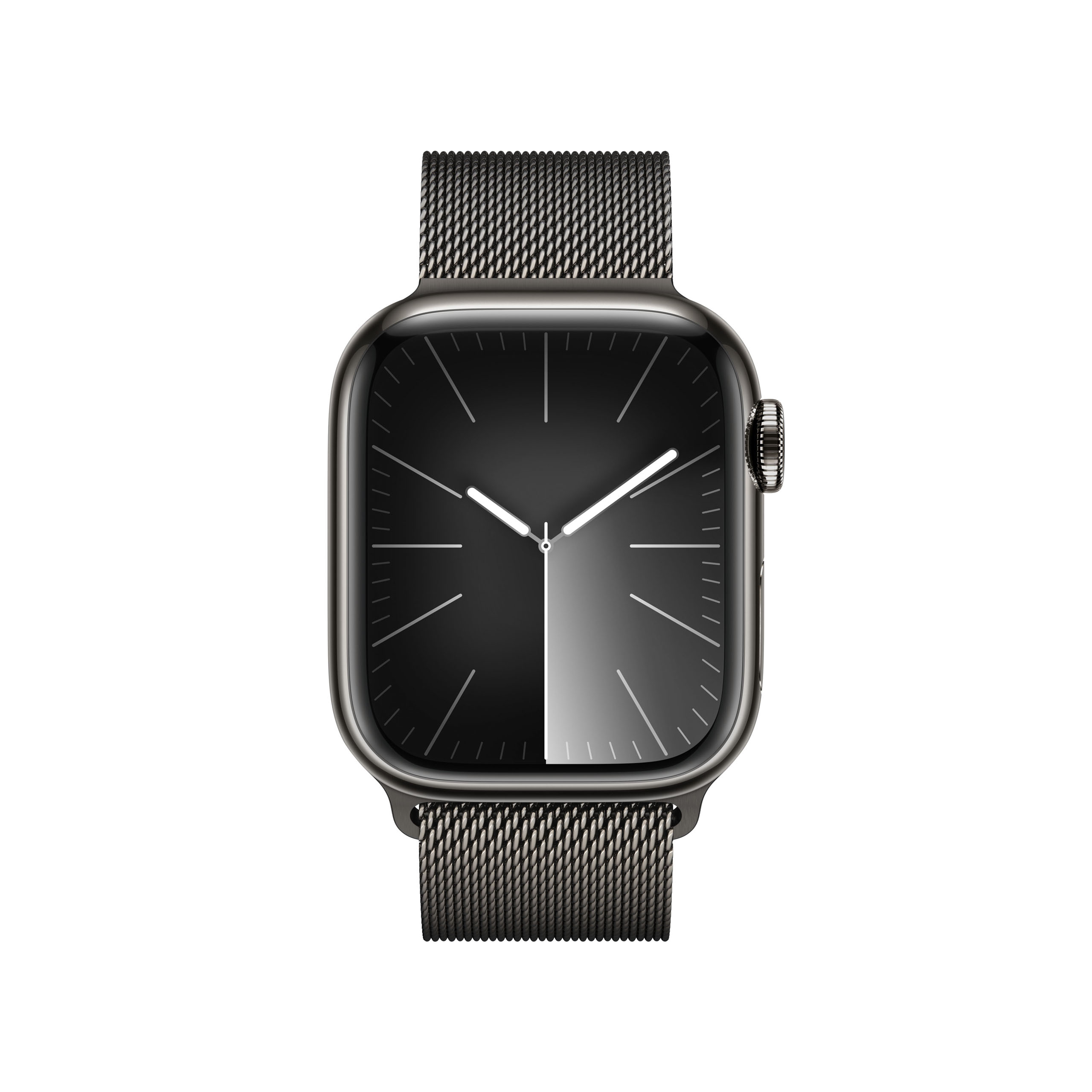Apple Watch Series 9 GPS + Cellular 41mm Graphite Stainless Steel - Graphite Milanese Loop