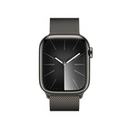 Apple Watch Series 9 GPS + Cellular 41mm Graphite Stainless Steel - Graphite Milanese Loop