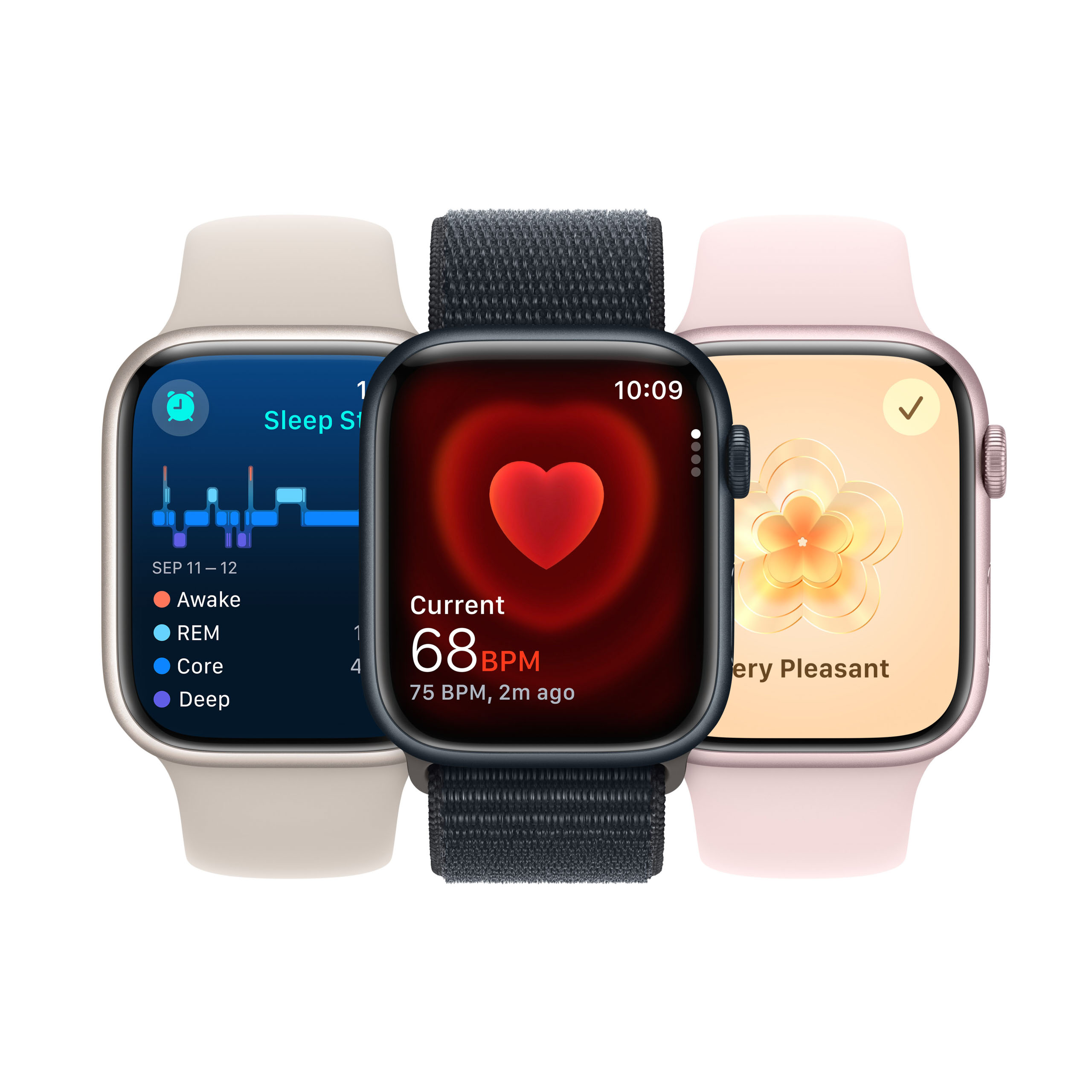 Apple Watch Series 9 GPS + Cellular 41mm Graphite Stainless Steel - Graphite Milanese Loop