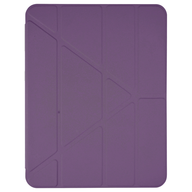 Pomologic BookFold Case Clear iPad Air 13 (M2/M3) - Clear/Purple