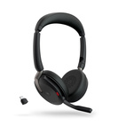 Jabra Evolve2 65 Flex Stereo LINK390C USB-C MS Teams kuulokkeet + mikrofoni Black