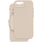DECODED Leather Detachable Wallet Case w/MagSafe for iPhone 16e - Clay Beige