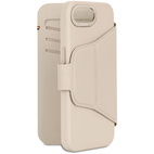 DECODED Leather Detachable Wallet Case w/MagSafe for iPhone 16e - Clay Beige