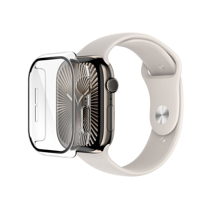 Belkin ScreenForce TemperedCurve Screen Protector + Bumper Apple Watch 10 46mm - Clear