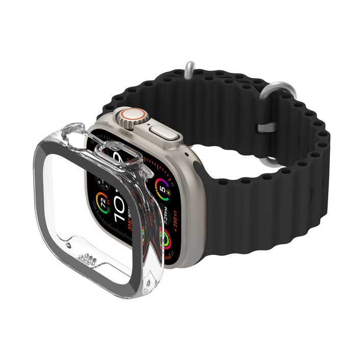 Belkin ScreenForce TemperedCurve Screen Protector + Bumper Apple Watch Ultra/Ultra2 - Clear