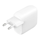 Belkin BOOSTCHARGE Dual USB-C 60W PD3.0 Charger White