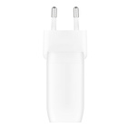 Belkin BOOSTCHARGE Dual USB-C 60W PD3.0 Charger White