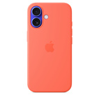 Apple iPhone 16 Silicone Case w/ MagSafe - Tangerine