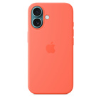 Apple iPhone 16 Silicone Case w/ MagSafe - Tangerine