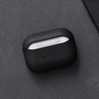 Woolnut Leather Case for AirPods Pro 2 - Black