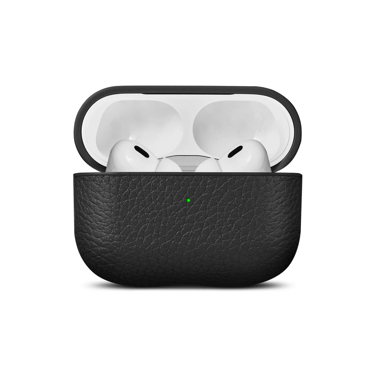 Woolnut Leather Case for AirPods Pro 2 - Black