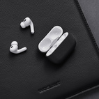 Woolnut Leather Case for AirPods Pro 2 - Black