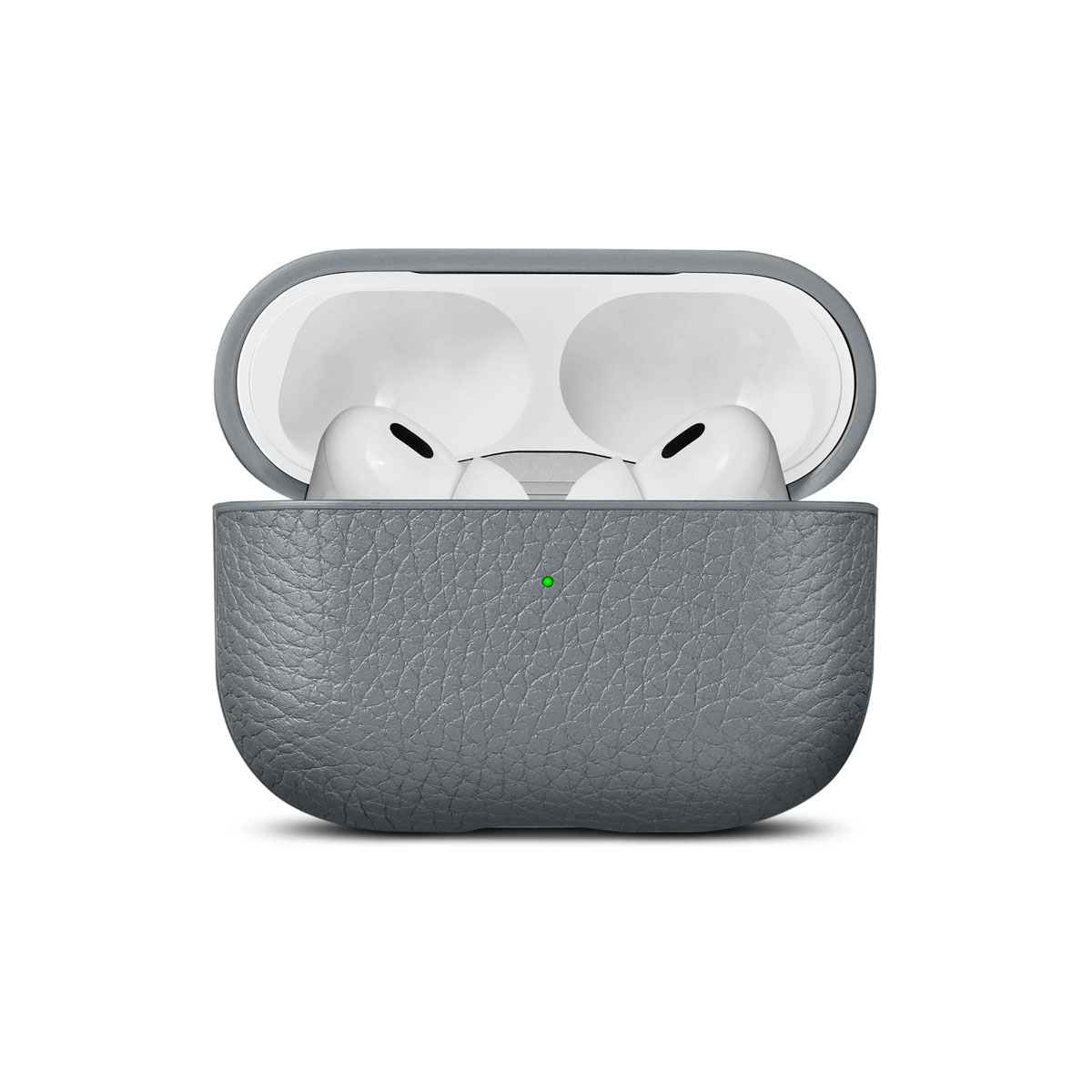 Woolnut Leather Case for AirPods Pro 2 - Grey