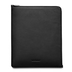 Woolnut Leather Folio iPad Air/ Pro 13" (M2/M3/M4) - Black