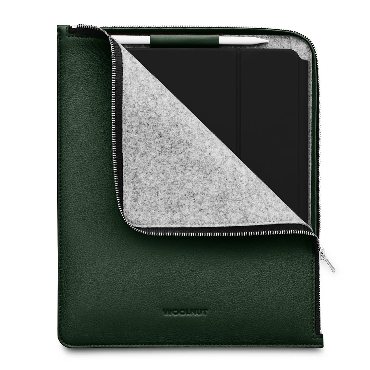 Woolnut Leather Folio iPad Air/ Pro 13" (M2/M3/M4) - Green