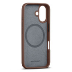 Woolnut Leather Case w/MagSafe iPhone 16 - Cognac