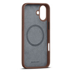 Woolnut Leather Case w/MagSafe iPhone 16 Plus - Cognac