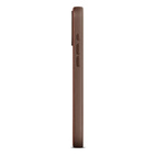 Woolnut Leather Case w/MagSafe iPhone 16 Plus - Cognac