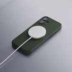 Woolnut Leather Case w/MagSafe iPhone 16 Plus - Green
