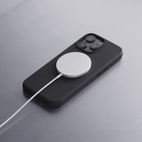 Woolnut Leather Case w/MagSafe iPhone 16 Pro - Black