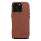Woolnut Leather Case w/MagSafe iPhone 16 Pro - Cognac