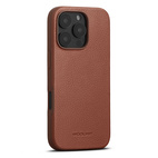 Woolnut Leather Case w/MagSafe iPhone 16 Pro - Cognac