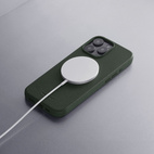 Woolnut Leather Case w/MagSafe iPhone 16 Pro - Green