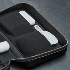 Woolnut Leather Tech Organizer - Black