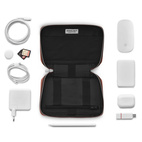 Woolnut Leather Tech Organizer - Cognac