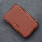 Woolnut Leather Tech Organizer - Cognac