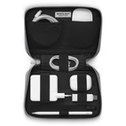 Woolnut Leather Tech Organizer - Grey