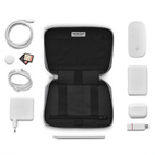 Woolnut Leather Tech Organizer - Grey