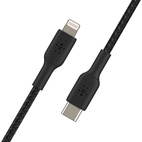 Belkin BOOSTCHARGE USB-C Lightning Cable 2.0m Braided Black