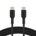 Belkin BOOSTCHARGE USB-C to USB-C 60W Cable 2.0m Braided Black