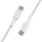 Belkin BOOSTCHARGE USB-C to USB-C 60W Cable 2.0m Braided White