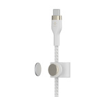 Belkin BOOSTCHARGE Pro Flex USB-C to USB-C 60W Cable 2.0m Braided White