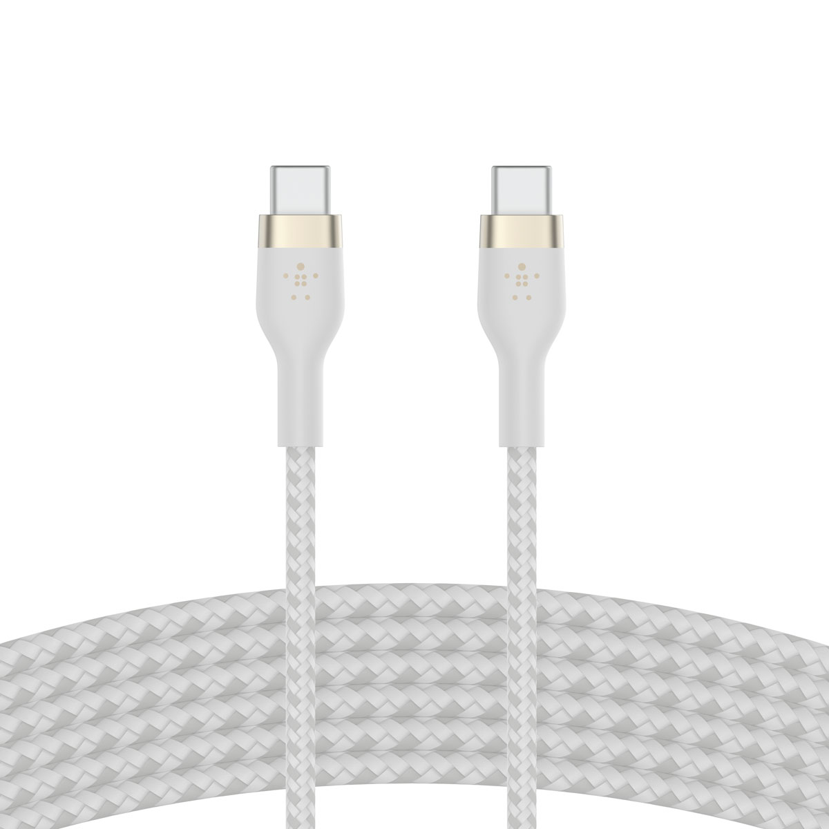 Belkin BOOSTCHARGE Pro Flex USB-C to USB-C 60W Cable 3.0m Braided White