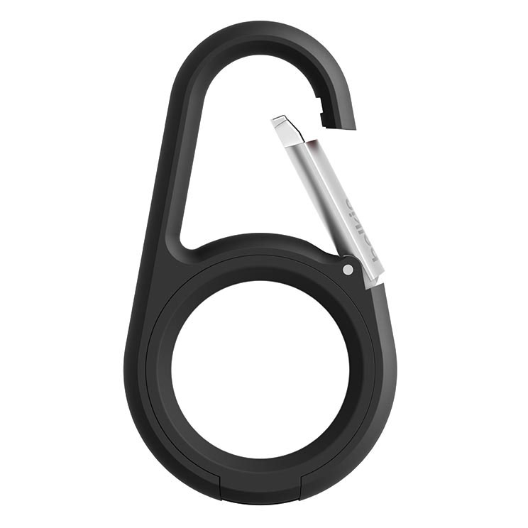 BELKIN Secure Holder with Carabiner for AirTag - Black