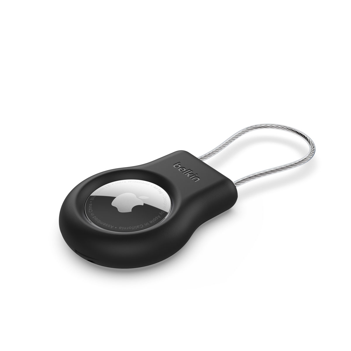 BELKIN Secure Holder with Wire Cable for AirTag - Black