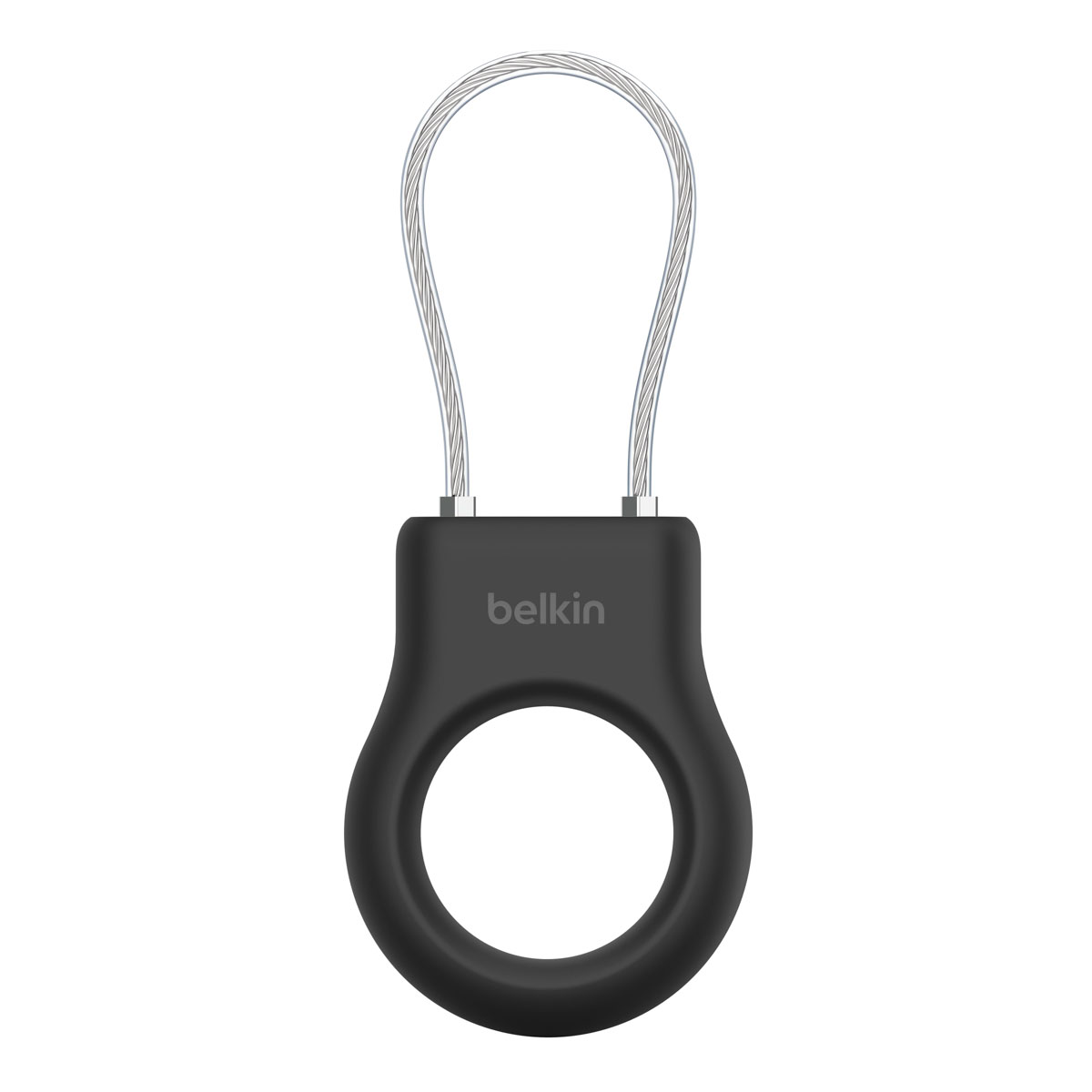 BELKIN Secure Holder with Wire Cable for AirTag - Black