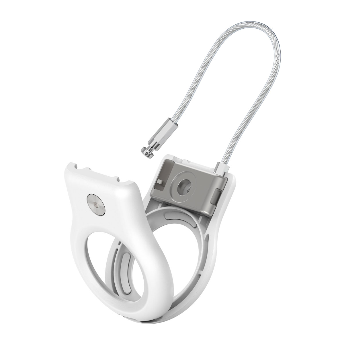 BELKIN Secure Holder with Wire Cable for AirTag - White