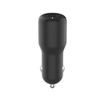 Belkin BOOSTCHARGE Dual Car Charger 42W USB-C 30W PD + USB-A 12W Black