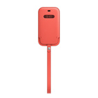 Apple iPhone 12 mini Leather Sleeve w/MagSafe Pink Citrus